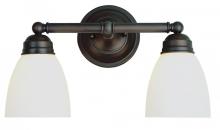 Trans Globe 3356 ROB - 2LT BATH-STRAIGHT ARM-WHITE FR